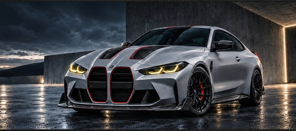 Mauspad BMW M4 CSL, Detail des Drucks