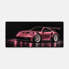 Mauspad Porsche 911 GT3 RS 992 rosa, flach liegend von oben