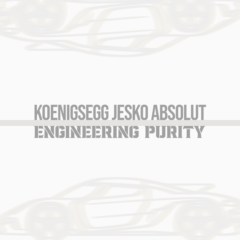Koenigsegg Jesko-Leinwand – Technische Reinheit, Ansicht 2