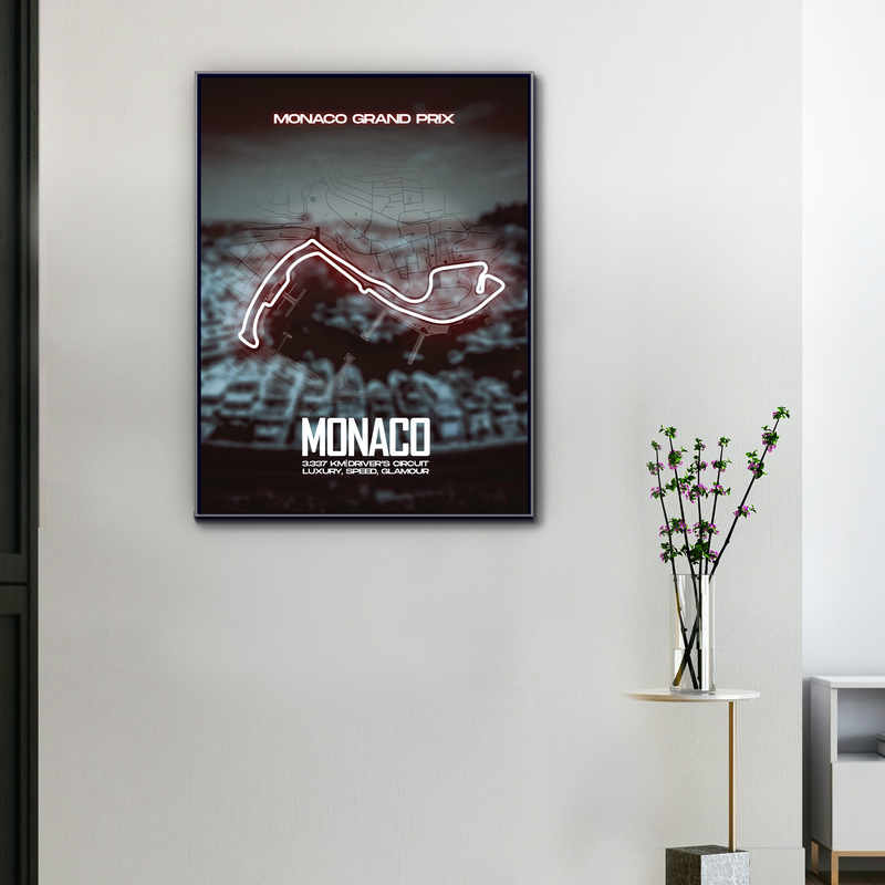 Leinwand F1-Strecke Monaco, Ansicht 1