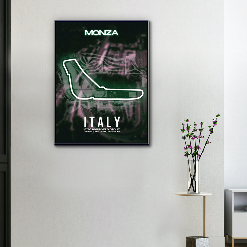 Leinwand F1-Strecke Monza Italien, Ansicht 1