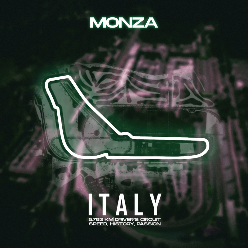 Leinwand F1-Strecke Monza Italien, Ansicht 2