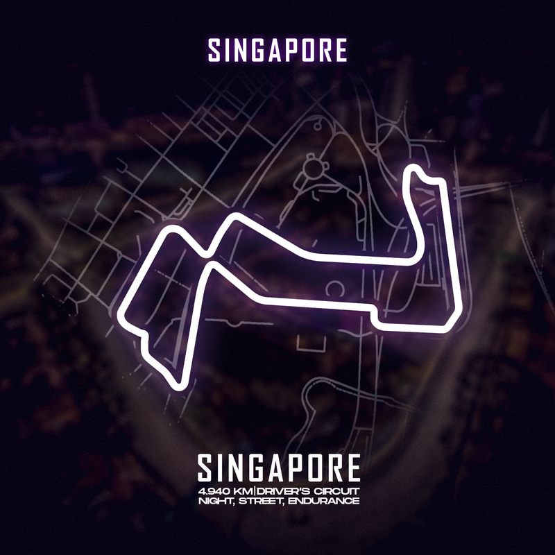 Leinwand F1-Strecke Singapur, Ansicht 2