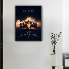 F1-Leinwand Lando Norris