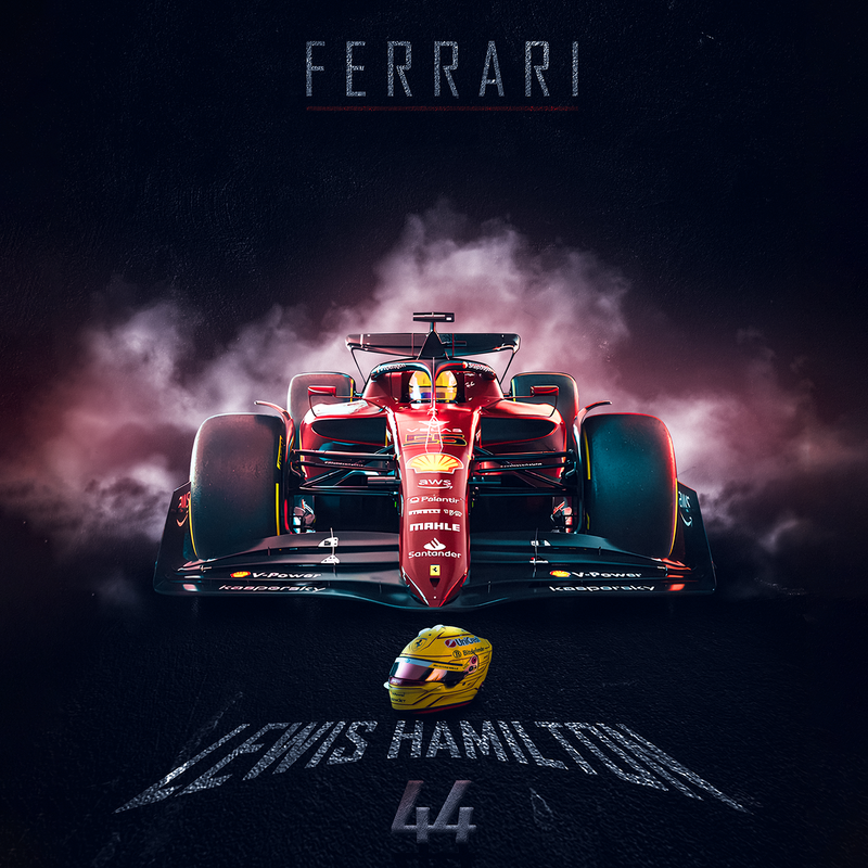F1-Leinwand Lewis Hamilton, Ansicht 2