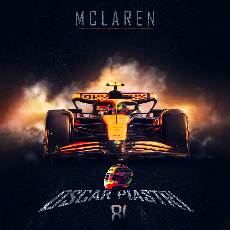 F1-Leinwand Oscar Piastri, Ansicht 2