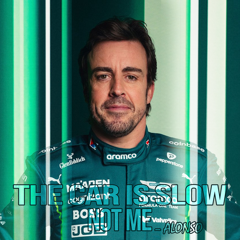F1-Leinwand Alonso – Das Auto ist langsam, nicht ich, Ansicht 2