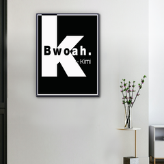 F1-Leinwand Bwoah Kimi Räikkönen