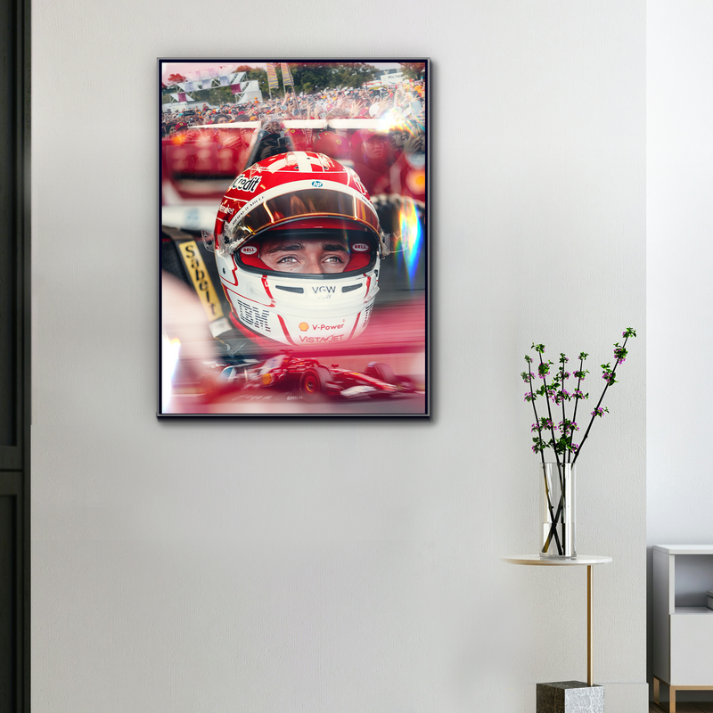 F1-Leinwand In den Augen von Charles Leclerc, Ansicht 1
