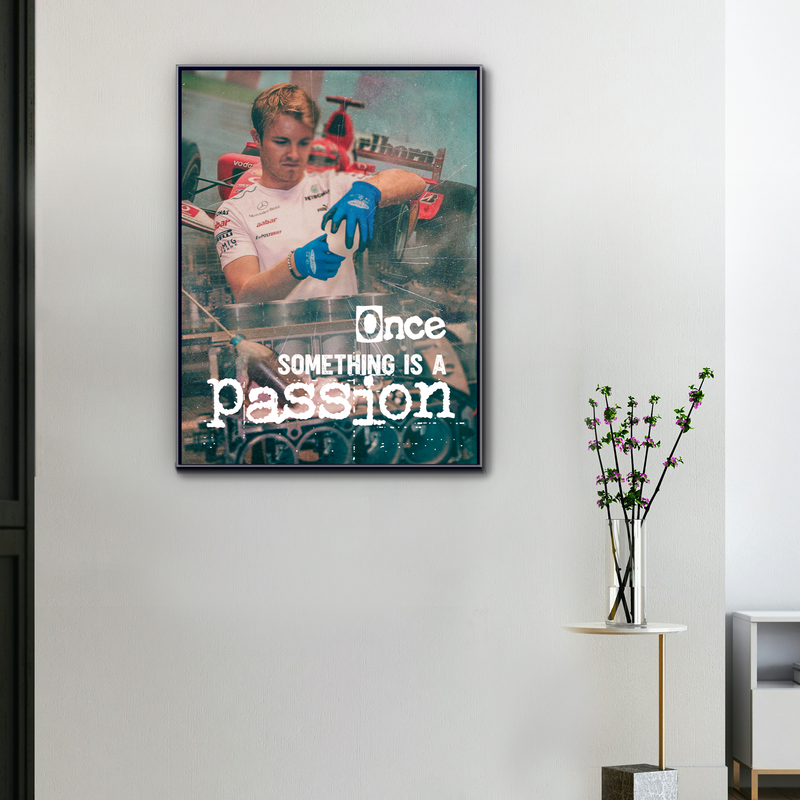 F1-Leinwand Nico Rosberg Der Schatten des Meisters, Ansicht 1