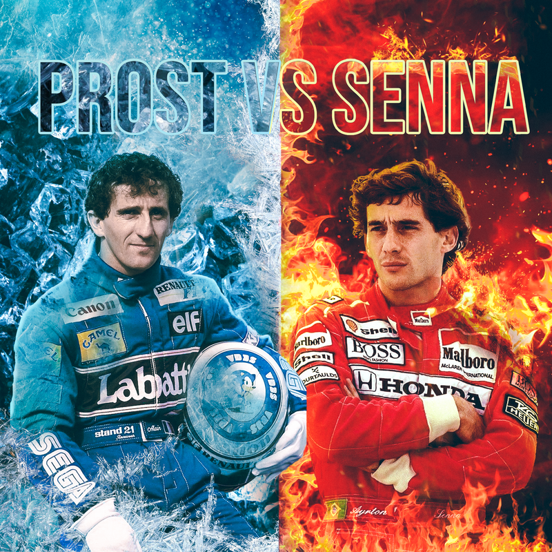 F1-Leinwand Prost VS Senna, Ansicht 2