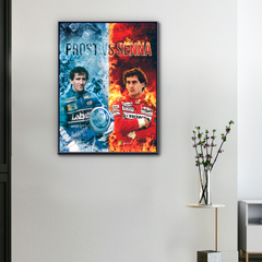 F1-Leinwand Prost VS Senna
