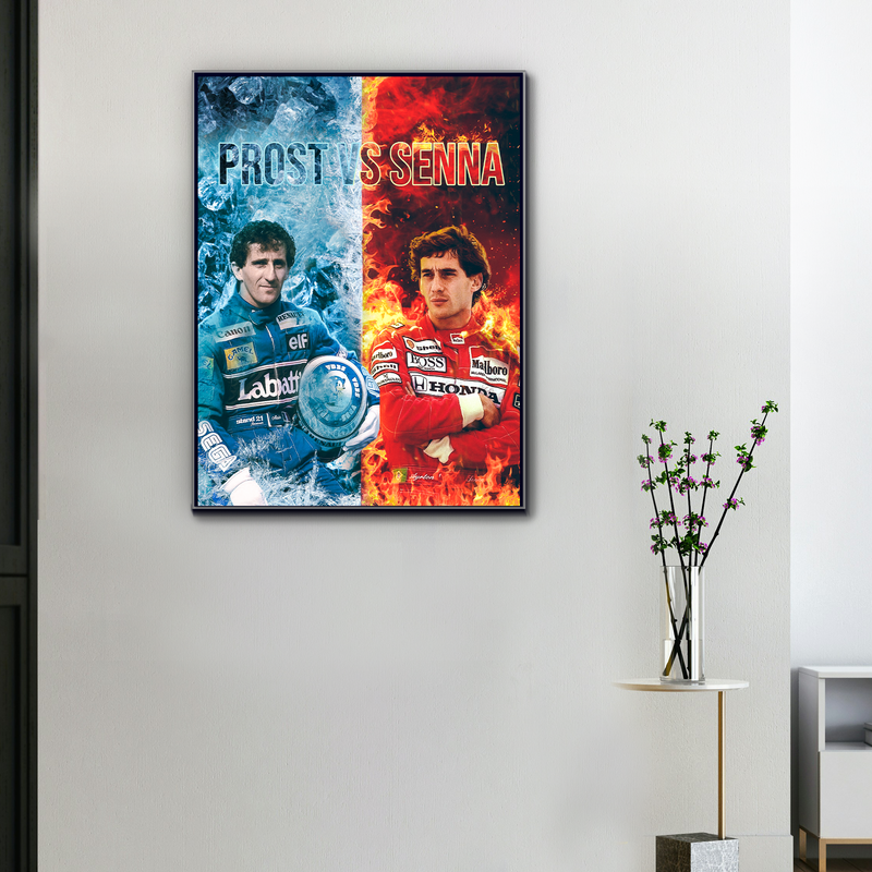 F1-Leinwand Prost VS Senna, Ansicht 1