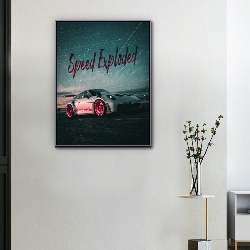 Porsche GT3 RS-Leinwand, Ansicht 1