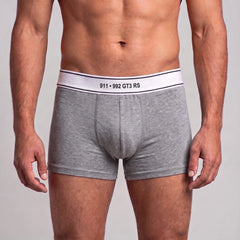 Personalisierte CAR CODE Boxershorts, grau