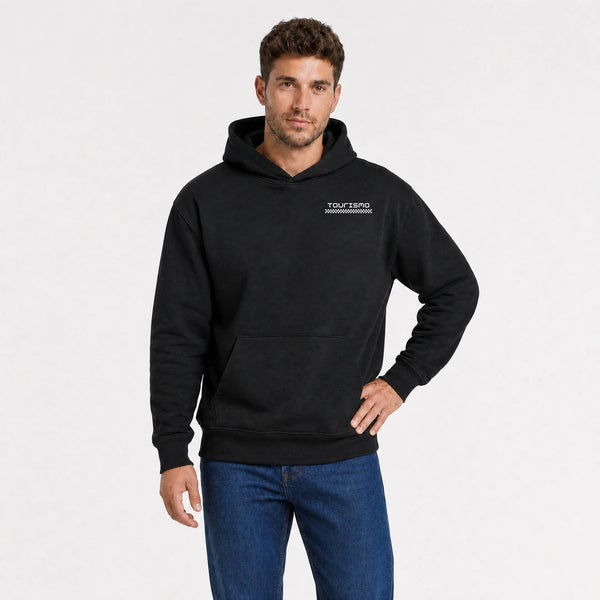 Sweat Dodge Viper Acr Track Predator noir vu de face en plan rapproché avec logo Tourismo