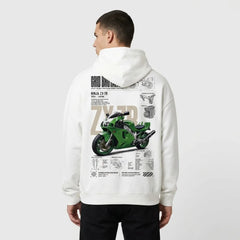 Sweatshirt Grid Brutalism Kawasaki ZX-7R