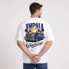 T-shirt Chevrolet Impala 1964 Built for the Boulevard blanc porté de dos