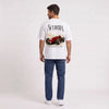 T-shirt Maserati 250F Scuderia Elegance blanc porté de dos en plan large