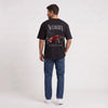 T-shirt Maserati 250F Scuderia Elegance noir porté de dos en plan large