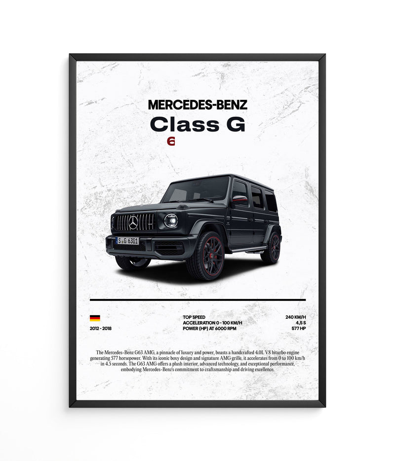 Poster Mercedes-Benz G-Klasse 63 AMG, Ansicht 2