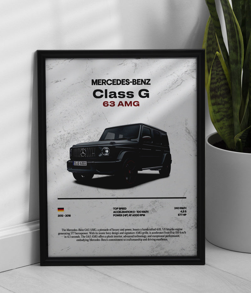 Poster Mercedes-Benz G-Klasse 63 AMG, Ansicht 1